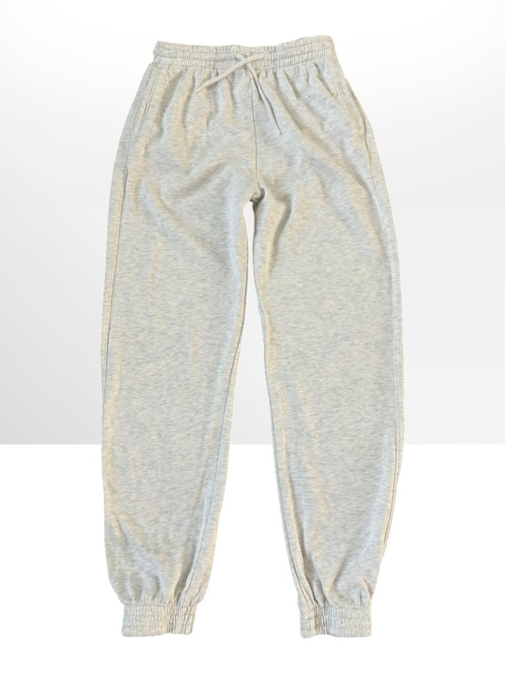 Light Gray Jogger Sweatpants XS - Comfortable Everyday Bottoms Divided H&M